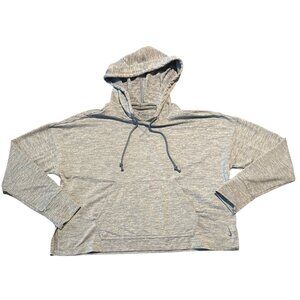 Nike Dri-Fit Blue Gray Hoodie‎ Sweatshirt M Kangaroo Pocket Lightweight